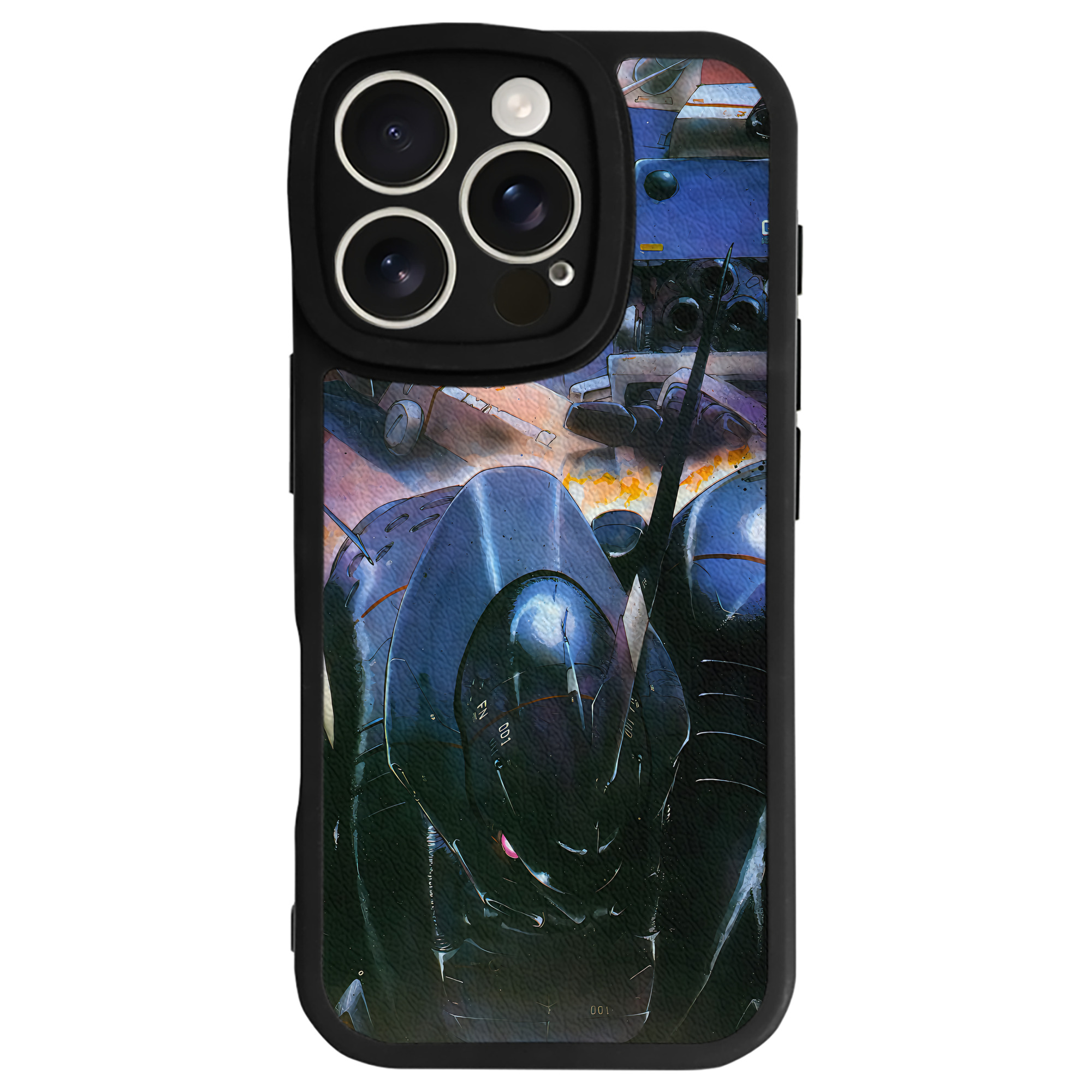 （画像用） 機動戦士ガンダム Mobile Suit Gundam 【iPhone 16シリーズ対応】シリコンスマホケース（レザー調） 材質：シリコン